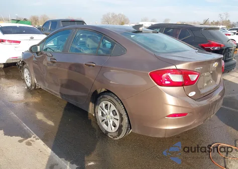 2019 Chevrolet Cruze Ls из США, поврежденный, VIN 1G1BC5SM8K7118975